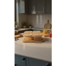 Feyza Design Pratik ve Şık 4'lü Kahvaltılık Seti, Günlük Kullanıma Uygun