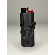 FunkyFlame Fransız Bulldog Tasarımlı  Hediyelik Çakmak – Siyah  Özel Seri, Koleksiyonluk