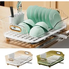 Feyza Design Pratik ve Şık Tezgah Üstü Bulaşık Kurutma ve Düzenleme Seti