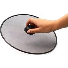 Home 29 cm Yağ Sıçratmaz Tel Kapak – Üstten Tutmalı Metal Kızartma Kapağı, Tava Üstü Sıçrama Önleyici, Sıçratmaz Koruyucu Kapak