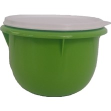 Feyza Design Çok Amaçlı 1 Litre Miks Karıştırma ve Saklama Kabı, Yeşil