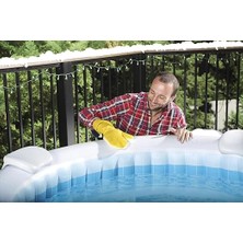 – Temizlik Seti Lay–z Spa – 3 Adet – Ağ – Temizleme Fırçası – Ovma Eldiveni