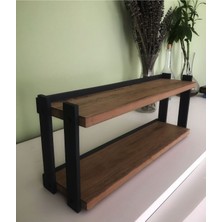 Feyza Design Şık Ahşap Baharatlık Stantı – Antrasit Gri Sunum Seti