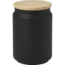 Feyza Design Siyah 1l Eklatera Kahve, Çay, Şeker Kavanozu Şık ve Kullanışlı Tasarım