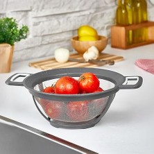 Plastik Süzgeç – Makarna, Pirinç, Sebze ve Meyve Süzme Kabı | Ayaklı ve Kulplu, Yükseltilmiş Tabanlı, 31X23CM, Dayanıklı ve Pratik (Asorti)