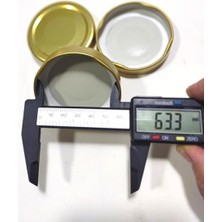 Adet 63 mm Uzun Etekli Geniş Kenar Metal Konserve Kavanoz Kapağı DIŞ:66MM-IÇI:63MM 25 Yıl Garanti