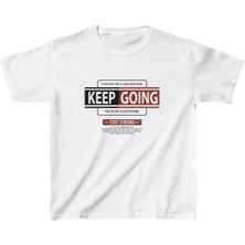 Glam Love Çocuk Baskılı T-Shirt - Beyaz