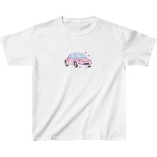 Glam Love Çocuk Baskılı T-Shirt - Beyaz