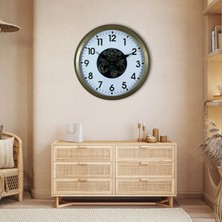 Nacario Mey Ithalat® Eskitme 60 cm Çarklı Klasik Duvar Saati