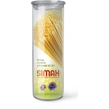 Feyza Design 1,80 Lt Isıya Dayanıklı Borosilikat Cam Kavanoz, Sağlam ve Şık Tasarım