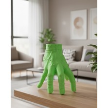 İntora 3D Yeşil El Dekoratif Heykel 27X22 cm Büyük Boy Tasarım