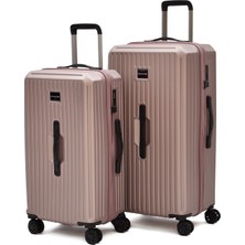 Elatae Francesco Ferellino Pro Abs 2'li Valiz Seti Büyük Boy - Orta Boy 2'li Set V010706