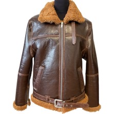 Hakiki Koyun Kürkü Erkek Ceket-B3