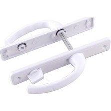 Luz&pos Poşetli Banyo-Wc - Kilitli Beyaz Pvc Kapı Kolu