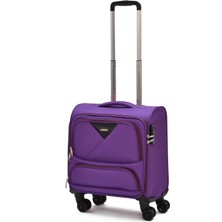 Elatae Macbook Air - Macbook Pro 15.6&16 Inç Uyumlu Laptop Bölmeli Kabin Boy Pilot Valiz Siyah PLTVLZ910