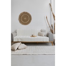 Viaden Aura Kaymaz Taban Koltuk Örtüsü 170X210 cm Ekru