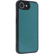 Azrlya Newface iPhone 16E Kılıf Aras Deri Kapak - Açık Yeşil
