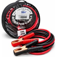 Paspro Otomotiv 1000 Amper Akü Takviye Kablosu 2.3 Metre – Ağır Hizmet Oto Akü Marş Kablosu