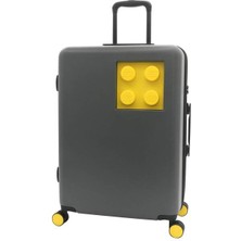 20153-1962 LEGO® Yapım Parçası 2x2 Orta Boy Valiz - Gri/sarı