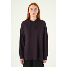 Rays Mürdüm Kapüşonlu Tunik 8309A