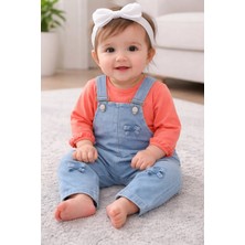 Baby Buu Fiyonk Desenli Salopet  Alt Üst Takımlar 345