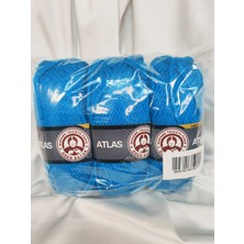 Ören Bayan Atlas Okyanus Mavisi El Örgü Ipi (3 Adet) - Renk: 026