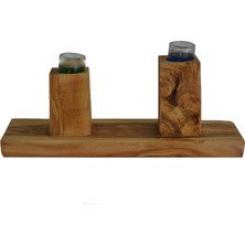 Wood Askania Zeytin Ahşap Mumluk