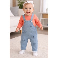 Baby Buu Fiyonk Desenli Salopet  Alt Üst Takımlar 345