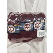 Ören Bayan Atlas Bordo El Örgü Ipi (3 Adet) - Renk: 035