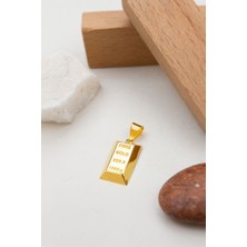 Latif Kuyumcu 22 Ayar Altın Külçe Kolye Ucu LKKLY1218