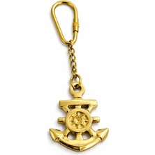 Livenda Pirinç Çapa,dümen Anahtarlık 16244A