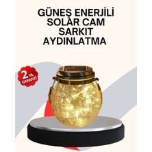 İsmiyle Al Dekoratif Solar Cam Şişe LED Lamba Gün Işığı Renk