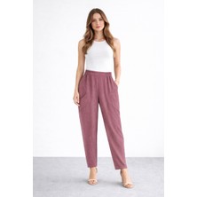 Eskişehir Mağazacılık 5595 Sentez Dudi Keten Havuç Pantolon