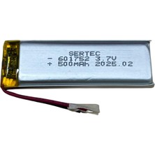 İsmiyle Al 601752 3.7V 500 Mah Li-Polymer Pil (DEVRELI/1.5A)