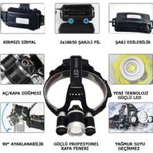 İsmiyle Al 3 Başlıklı Şarjlı Kafa Feneri WT-256