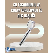 İsmiyle Al 360° Ayarlanabilir Çok Fonksiyonlu Duş Başlığı