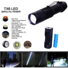 İsmiyle Al 800 Lümen T6 Şarjlı El Feneri WT-086