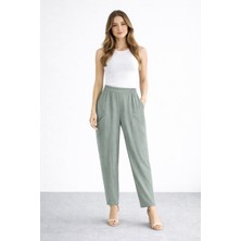 Eskişehir Mağazacılık 5595 Sentez Dudi Keten Havuç Pantolon