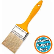 Nzb Profesyonel Kestirme Fırçası No:2 Iz Bırakmayan Boya ve Kenar Düzeltme Fırçası