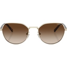 Vogue  4242S 848/13 53 Hailey Kadın Gold Geometrik Çerçeve Güneş Gözlüğü