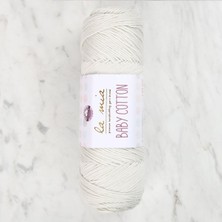 Tbl Dekor La Mia Baby Cotton Açık Krem El Örgü Ipi - L050