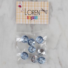 Tbl Dekor Loren Crafts Açık Mavi 8 Li Düğme - 197