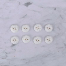 Tbl Dekor Loren Crafts 8 Li Futbol Topu Beyaz Düğme - 0410