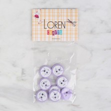Tbl Dekor Loren Crafts 8 Li Balık Lila - 573