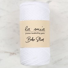 Tbl Dekor La Mia Boho Slim Beyaz El Örgü Ipi - L001 - 34425