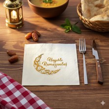 Tbl Dekor Ramazan Temalı Yaldız Baskılı Peçete