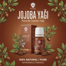 Panlife Jojoba Yağı 10 ml Soğuk Pres 100% Saf Doğal Cilt ve Saç Bakım Yağı