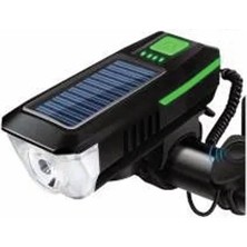 Forte Gt Xbyc 6144 Bisiklet Ön Işık Korna Siyah Yeşil