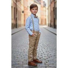 Pina Kids Erkek Çocuk Papyonlu Askılı Ikili Takım