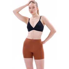 Amora Secret Özel Tasarım Kahverengi Mı 2703 Lazer Kesim Iz Yapmaz Hayalet Boxer
